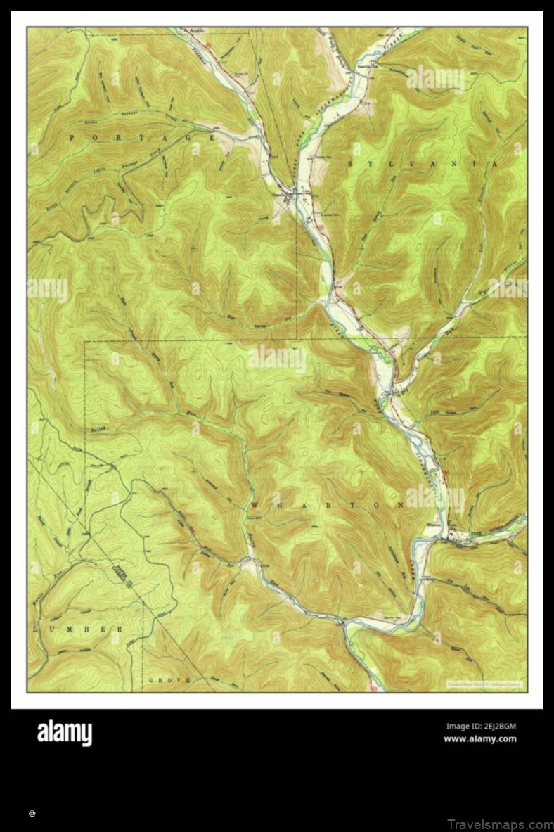 Map of Wharton United States