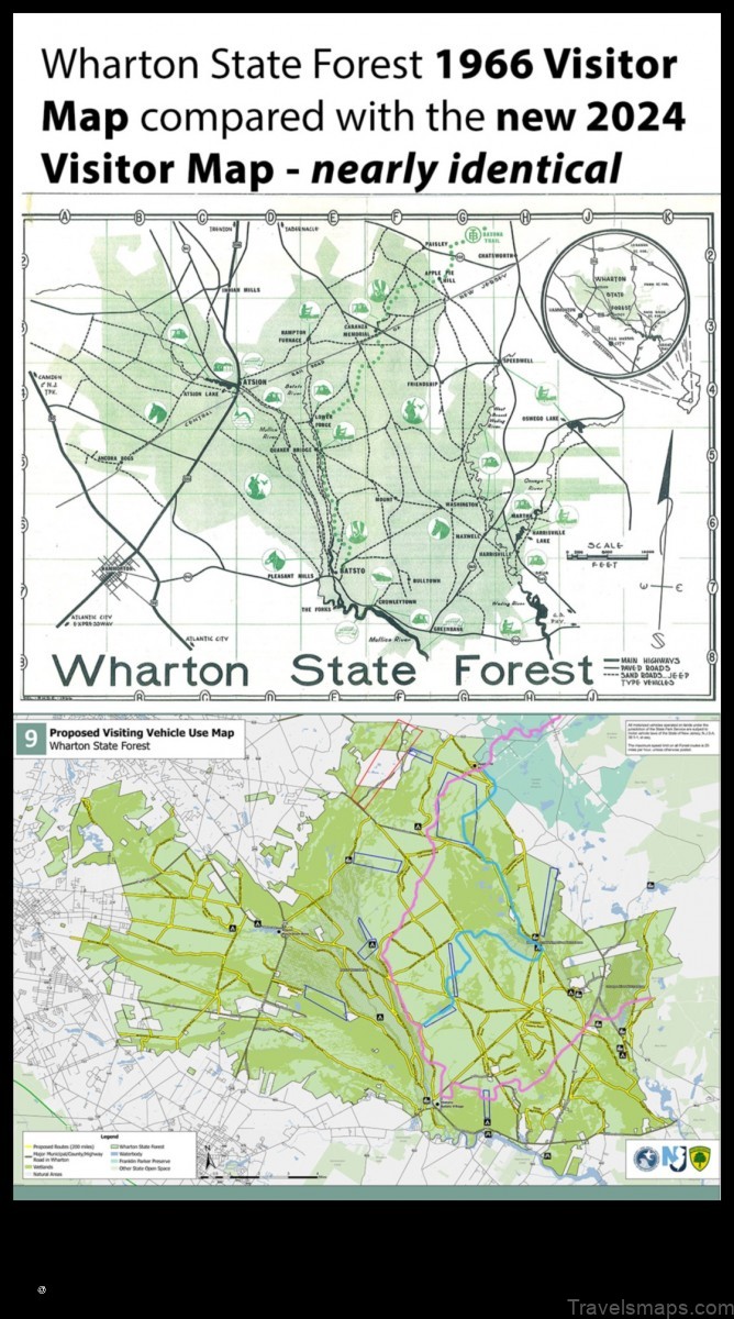 Map of Wharton United States