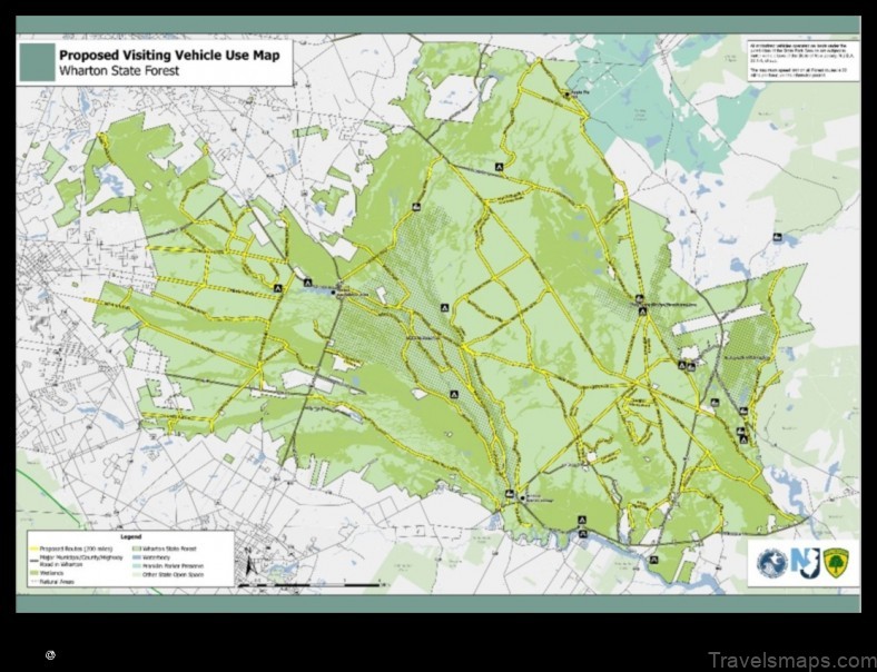 Map of Wharton United States