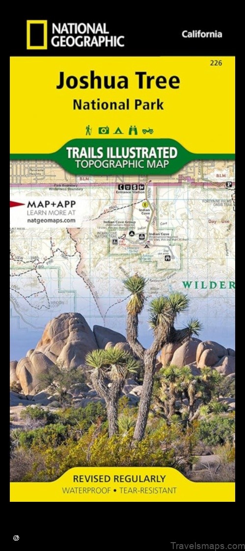 Map of Joshua Tree United States