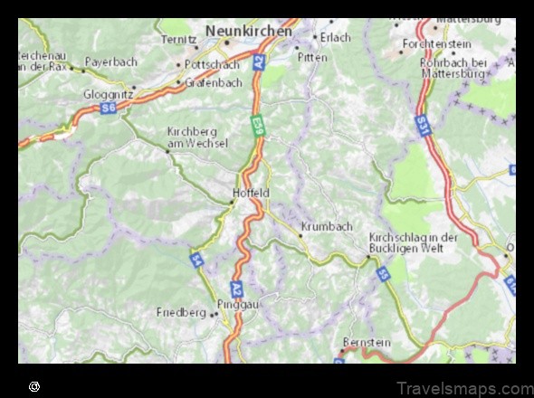 Map of Thomasberg Austria