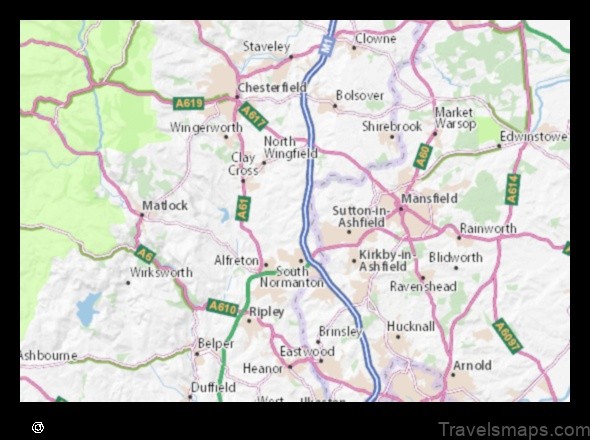 Map of Tibshelf United Kingdom