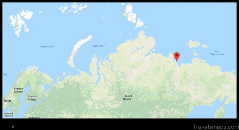 Map of Tiksi Russian Federation