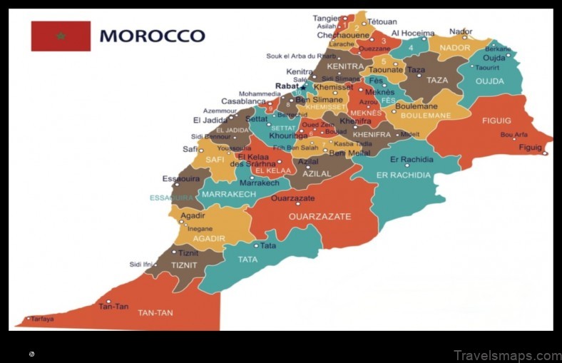 Map of Tissa Morocco