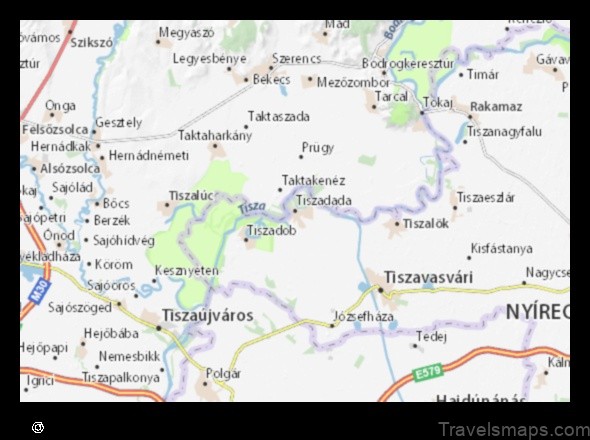 Map of Tiszadada Hungary