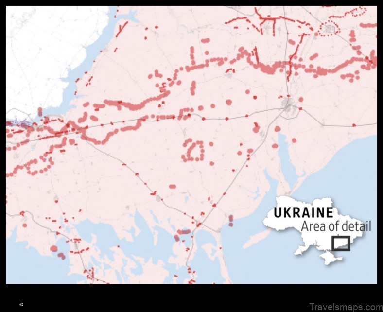 Map of Tokarivka Ukraine