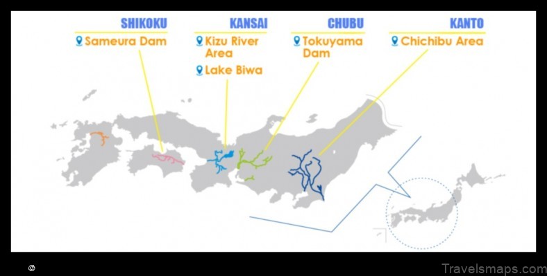 Map of Tokuyama Japan