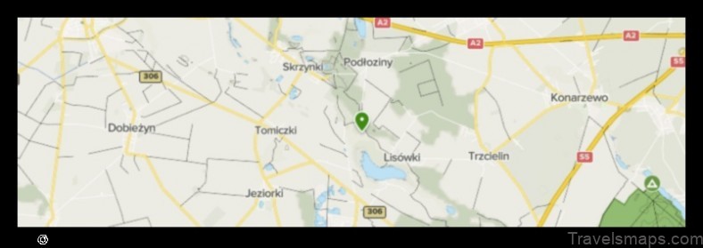 Map of Tomice Poland