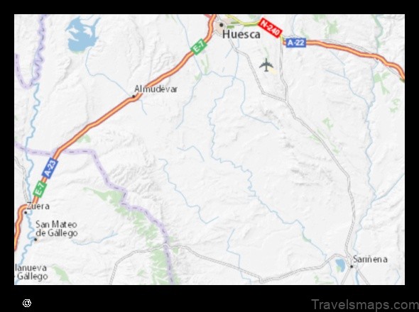 Map of Torres de Barbués Spain