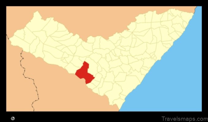 Map of Traipu Brazil