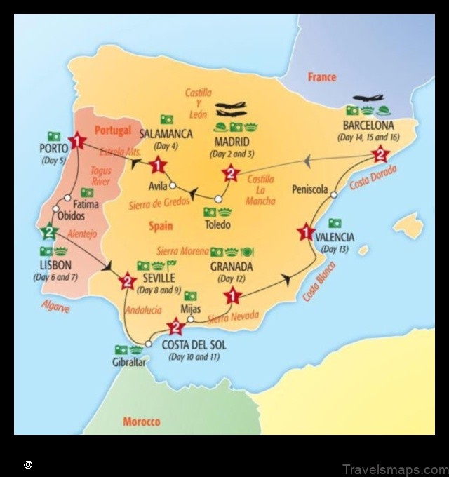 Map of Trefacio Spain