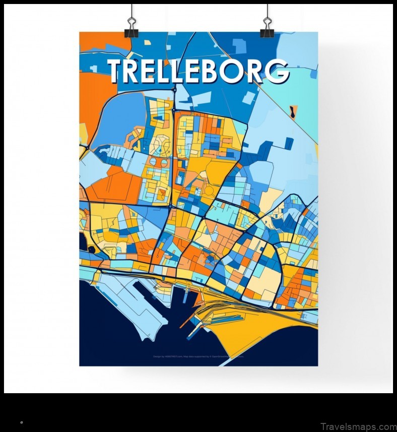 Map of Trelleborg Sweden