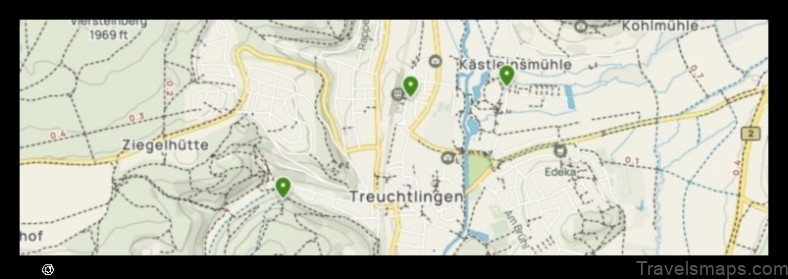 Map of Treuchtlingen Germany