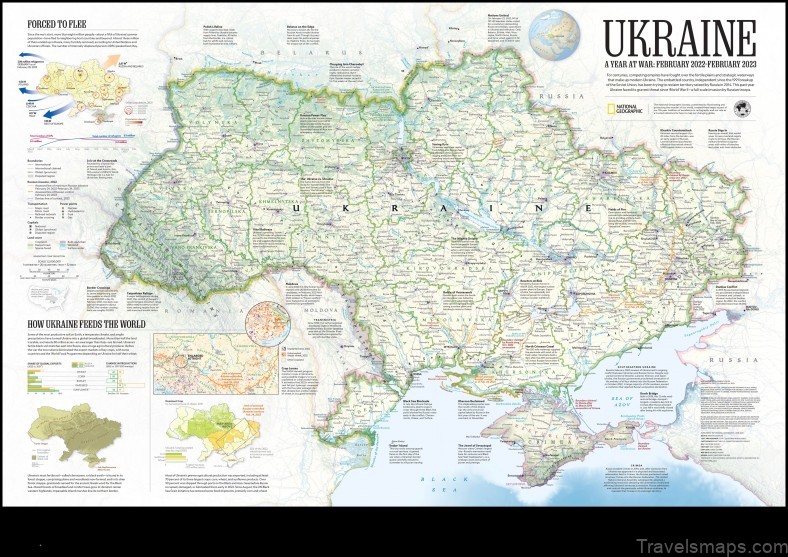 Map of Troiandove Ukraine