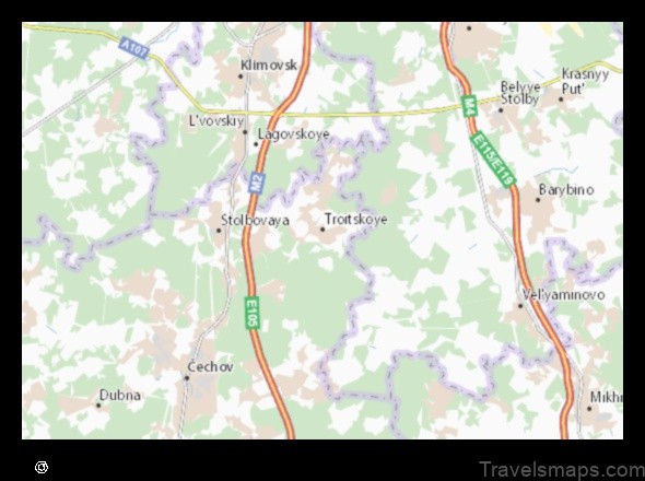 Map of Troitskoye Russian Federation