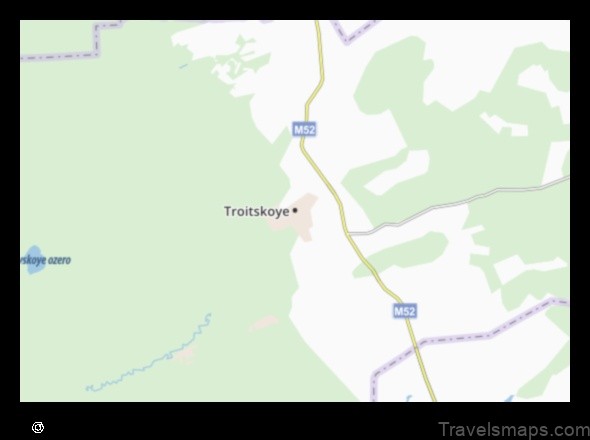 Map of Troitskoye Russian Federation