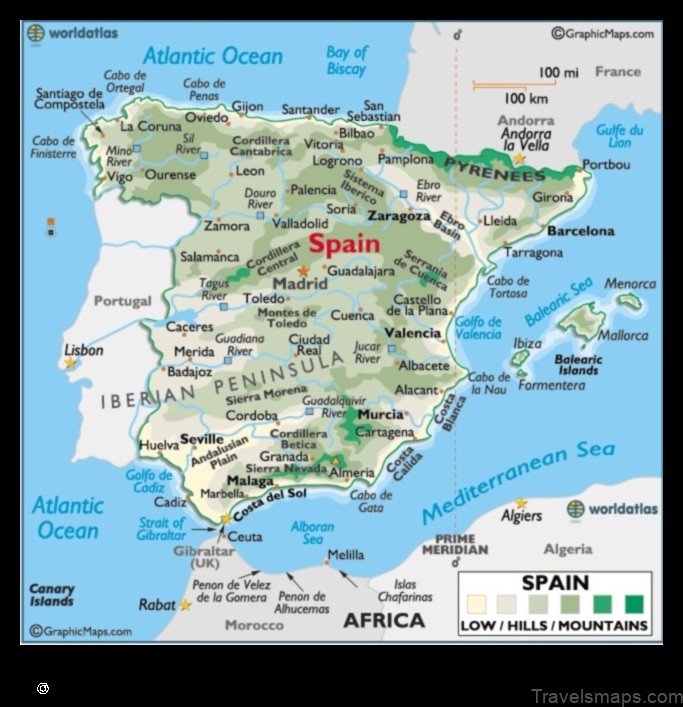 Map of Trujillanos Spain