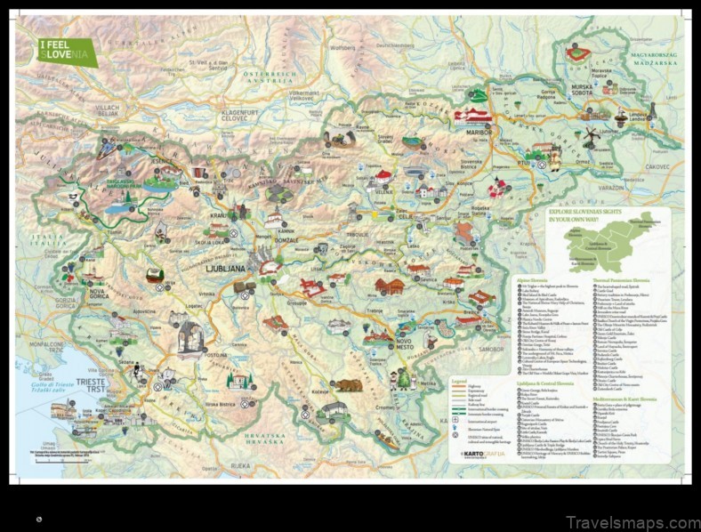 Map of Trzin Slovenia