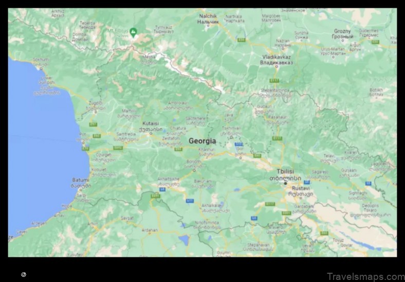 Map of Tsnori Georgia