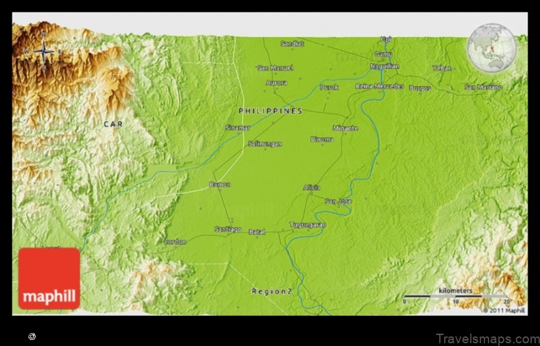 Map of Tuao Philippines