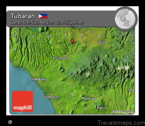 Map of Tubaran Philippines