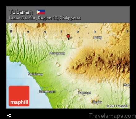 Map of Tubaran Philippines