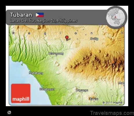 Map of Tubaran Philippines