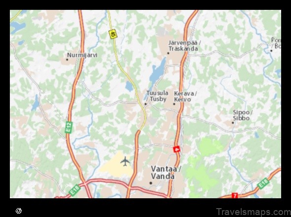 Map of Tuusula Finland