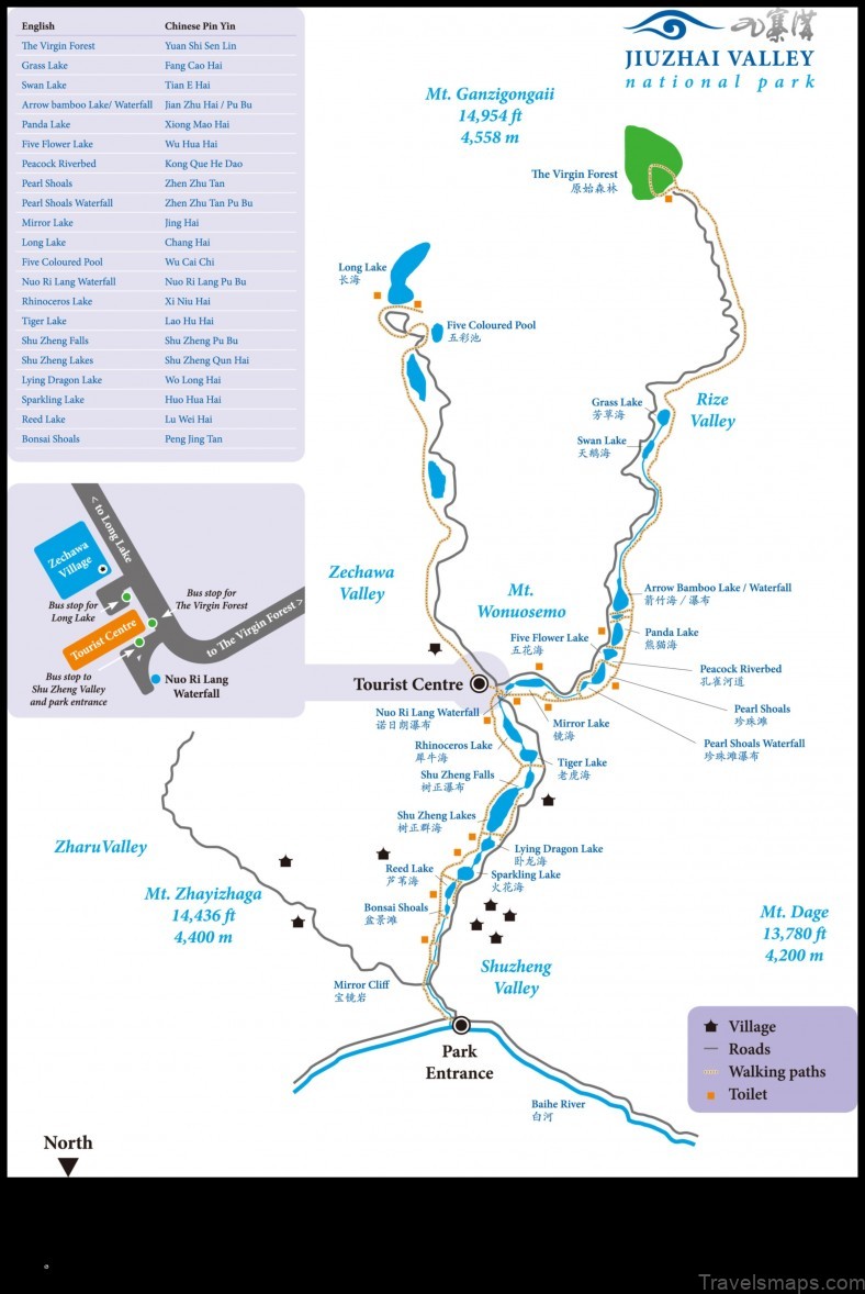 Map of Tuzhai China