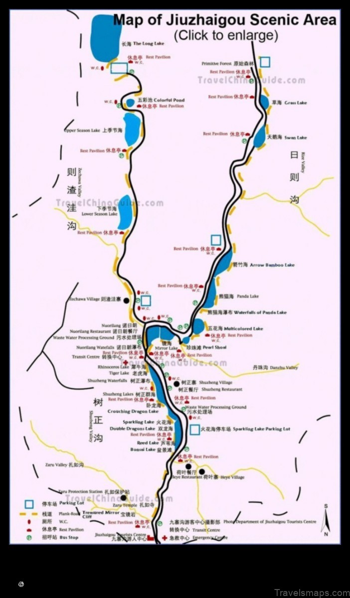 Map of Tuzhai China