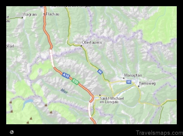 Map of Tweng Austria