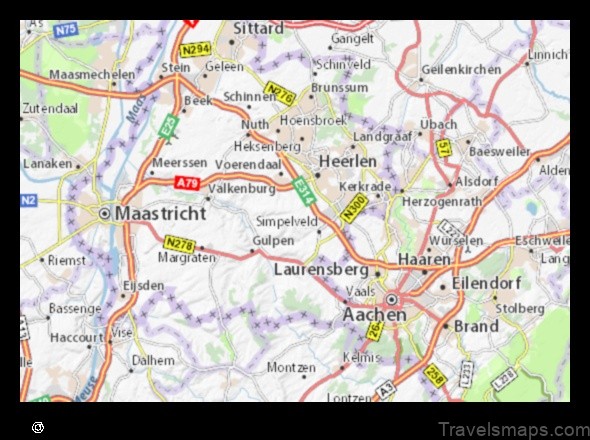 Map of Ubachsberg Netherlands