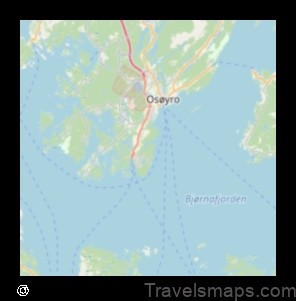 Map of Uggdal Norway