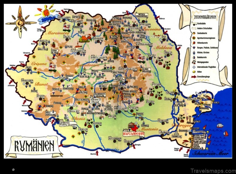 Map of Ulmi Romania