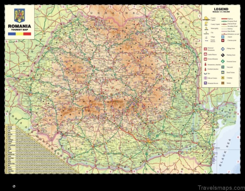 Map of Ulmi Romania