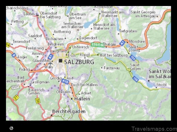 Map of Unterbergla Austria