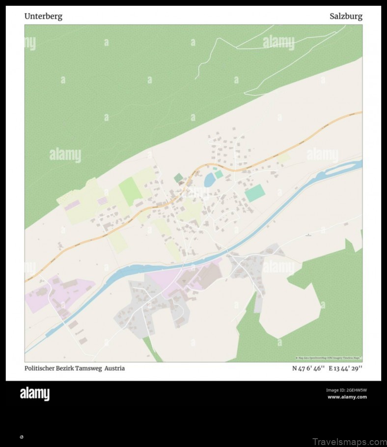 Map of Unterbergla Austria