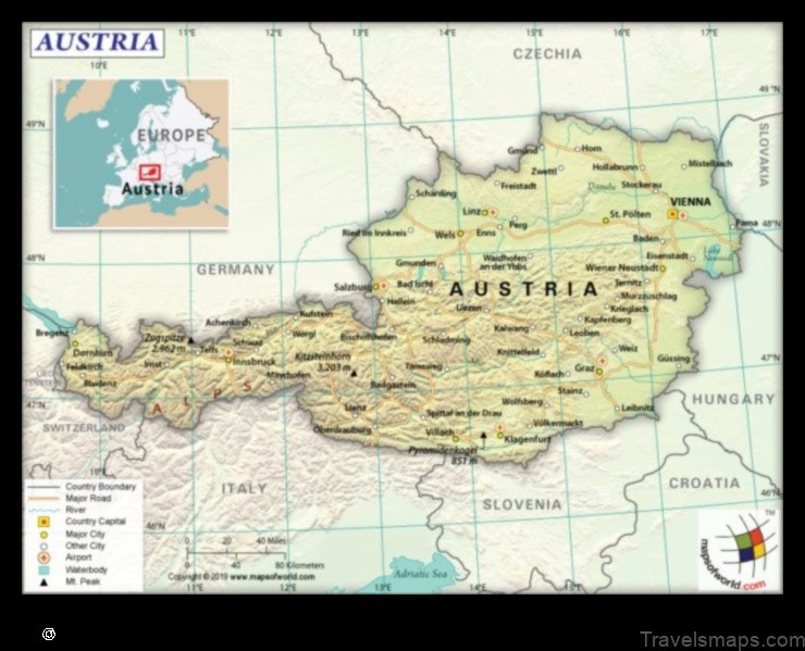 Map of Untereisenfeld Austria