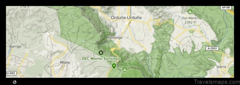 Map of Urduña / Orduña Spain