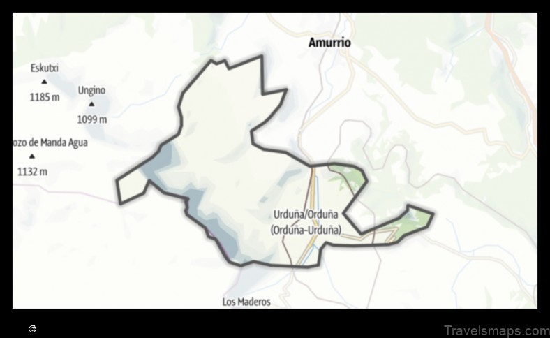 Map of Urduña / Orduña Spain