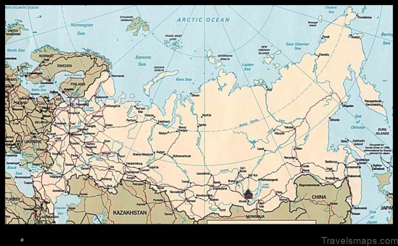 Map of Uritsk Russian Federation