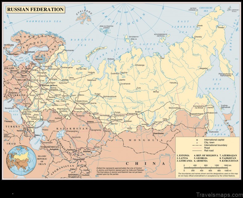 Map of Uritsk Russian Federation