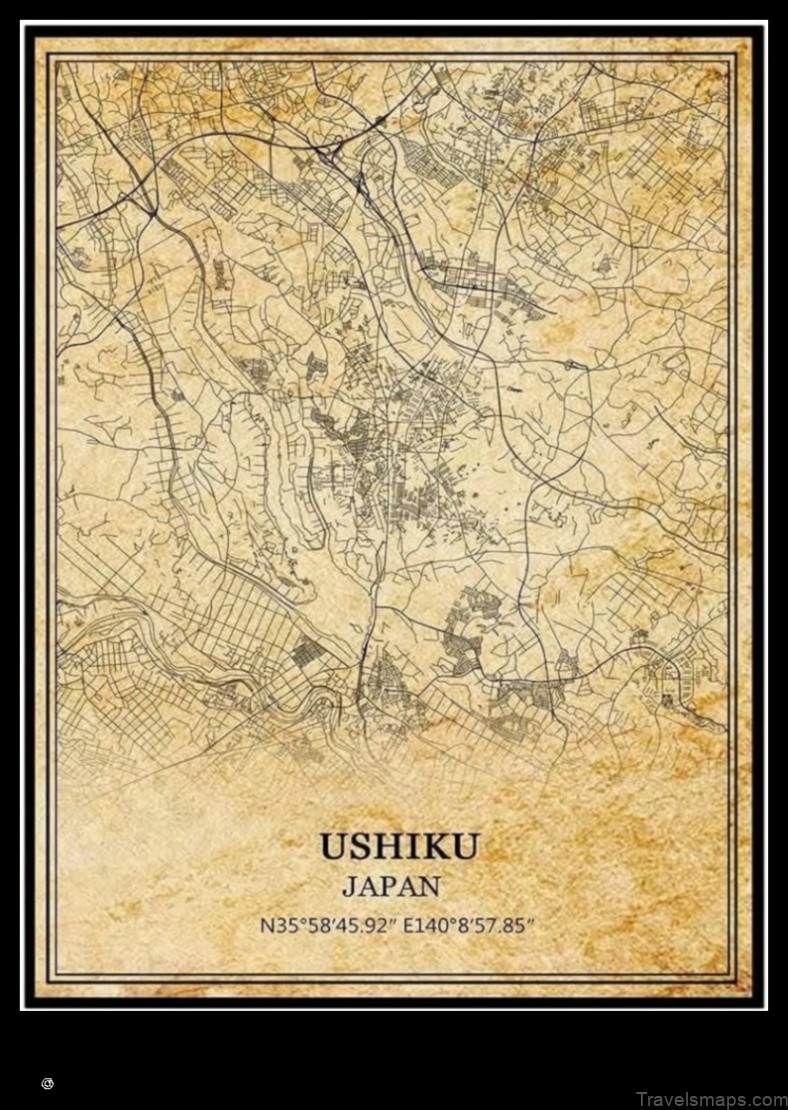 Map of Ushiku Japan