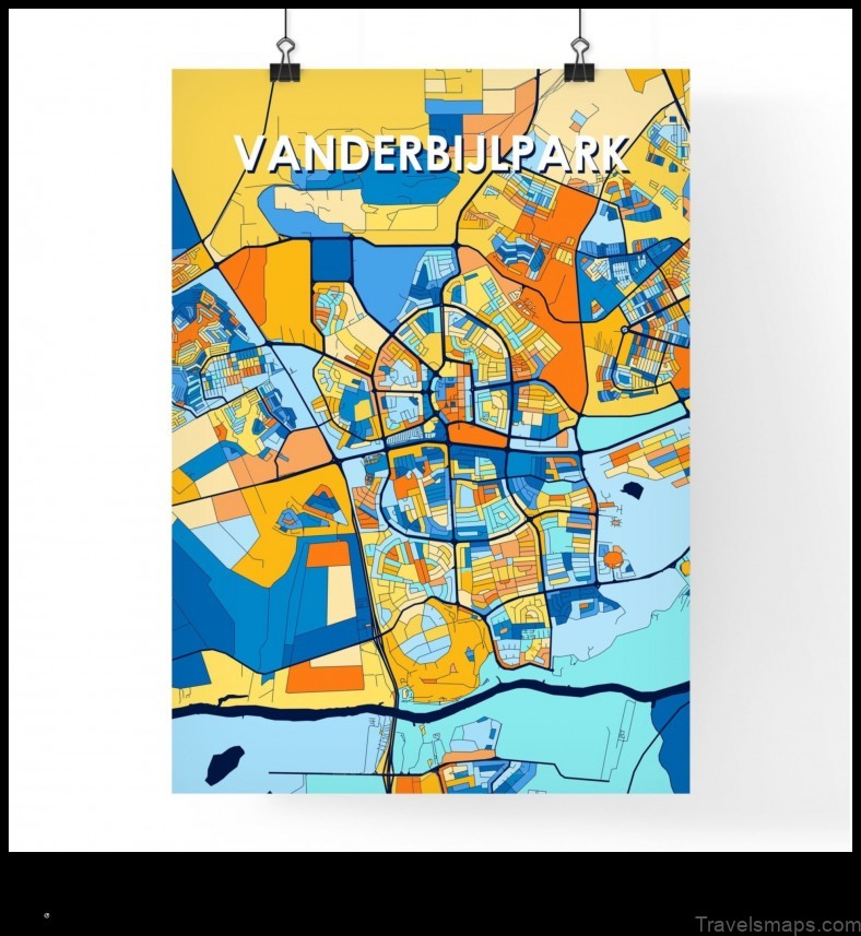 Map of Vanderbijlpark South Africa