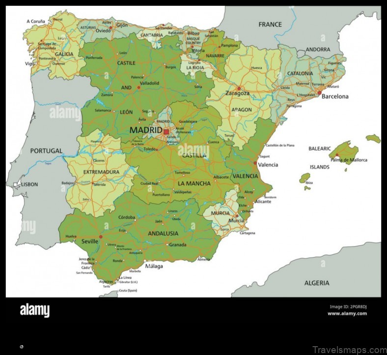 Map of Venturada Spain