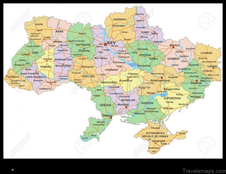 Map of Verkhivtseve Ukraine