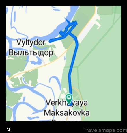 Map of Verkhnyaya Maksakovka Russian Federation