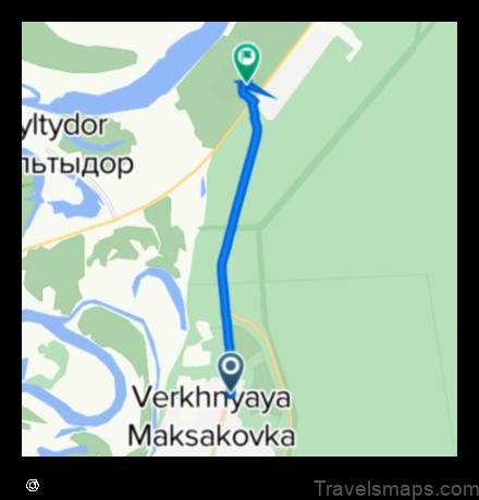 Map of Verkhnyaya Maksakovka Russian Federation