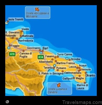 Map of Vernole Italy