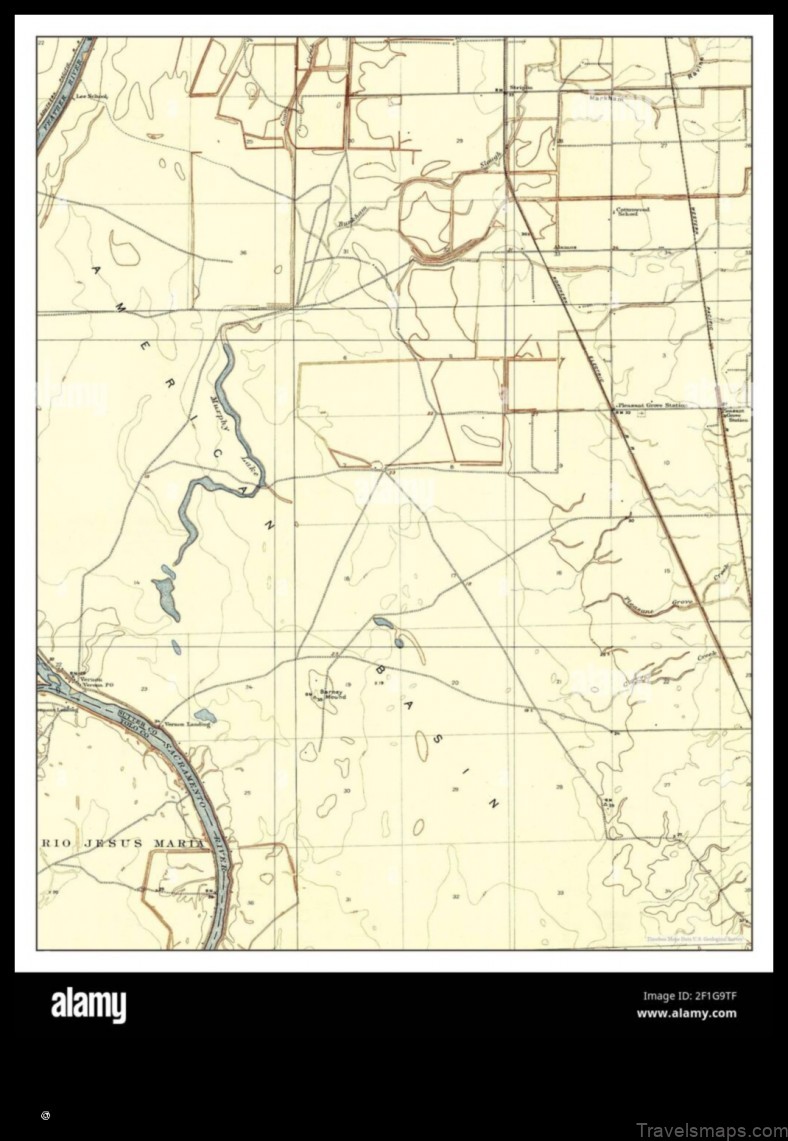 Map of Vernon United States